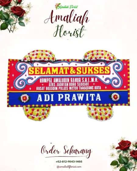 Papan Bunga Ucapan Selamat Muktiharjo Lor
